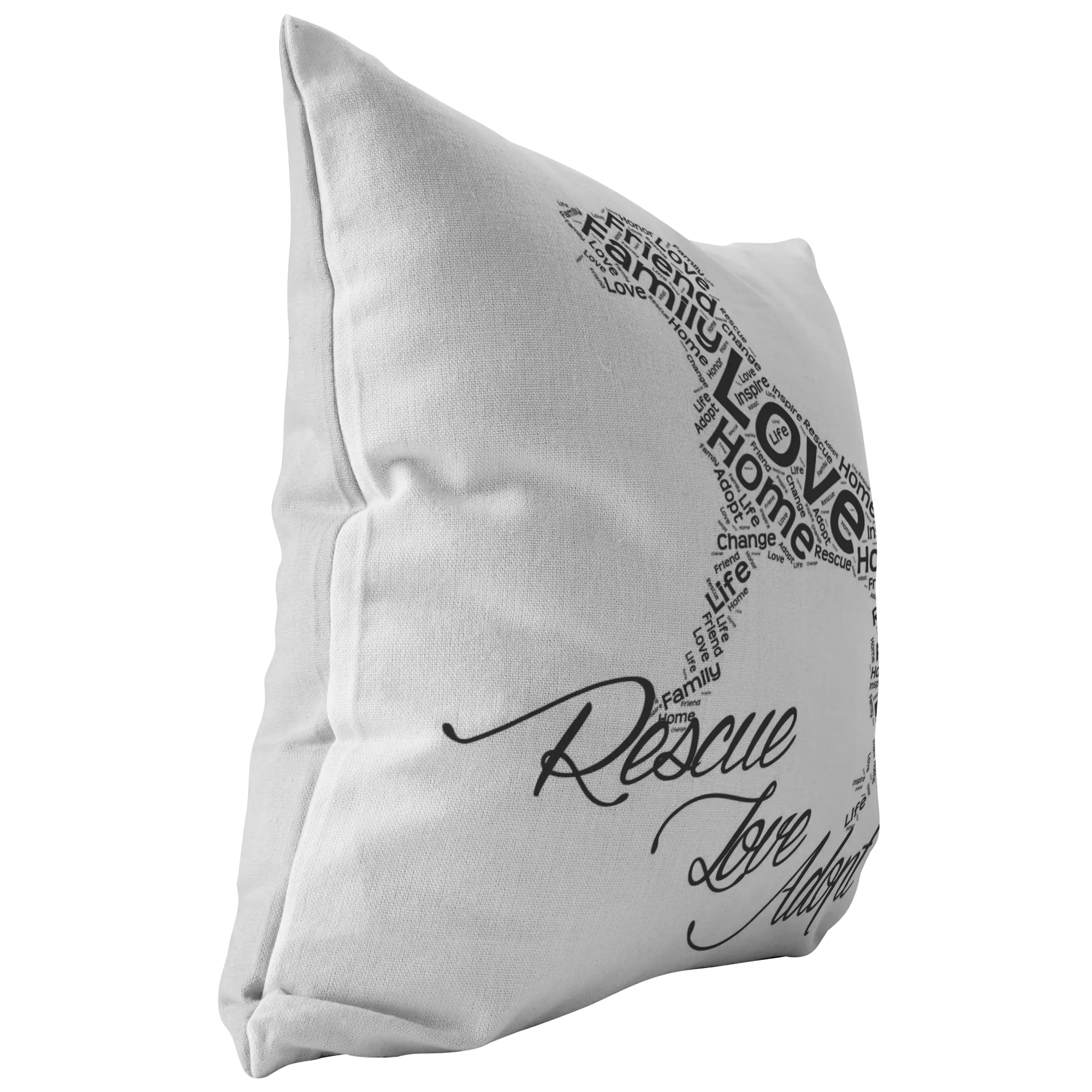 Dog Rescue, Love and Adopt - Pillow