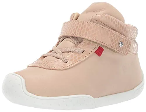 Double High Top Loafers: Leather Velcro Strap Shoes for Toddlers