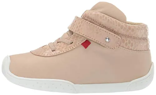 Double High Top Loafers: Leather Velcro Strap Shoes for Toddlers