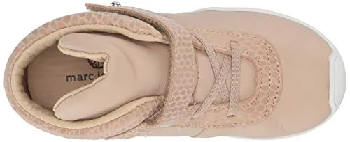 Double High Top Loafers: Leather Velcro Strap Shoes for Toddlers