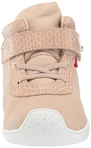 Double High Top Loafers: Leather Velcro Strap Shoes for Toddlers