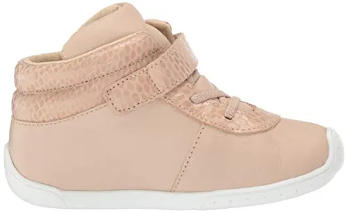 Double High Top Loafers: Leather Velcro Strap Shoes for Toddlers