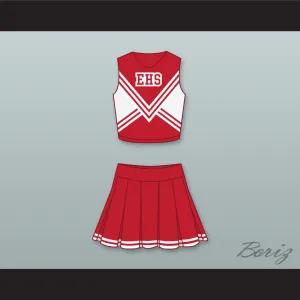East High School Wildcats Cheerleader Uniform