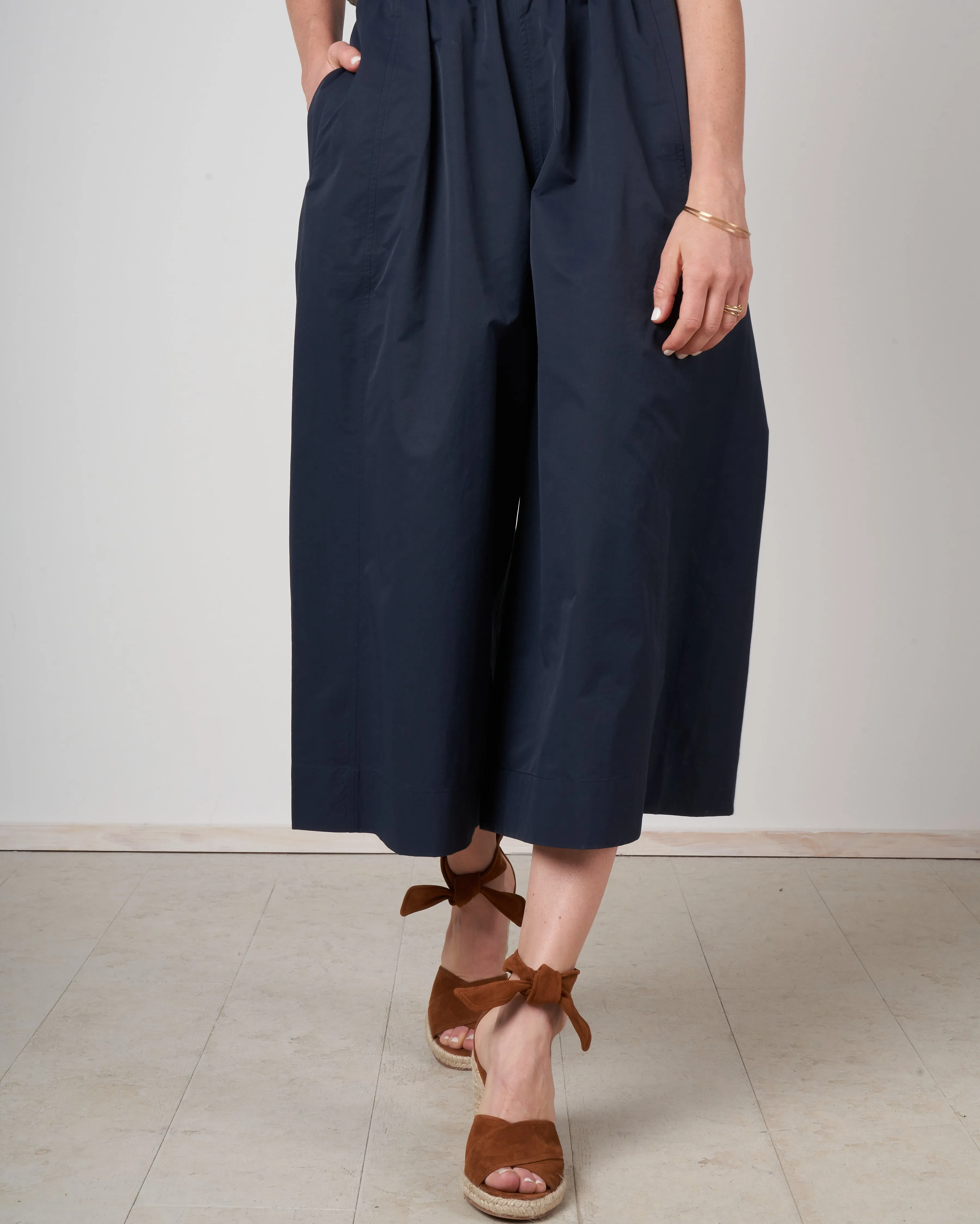 elastic culotte - navy