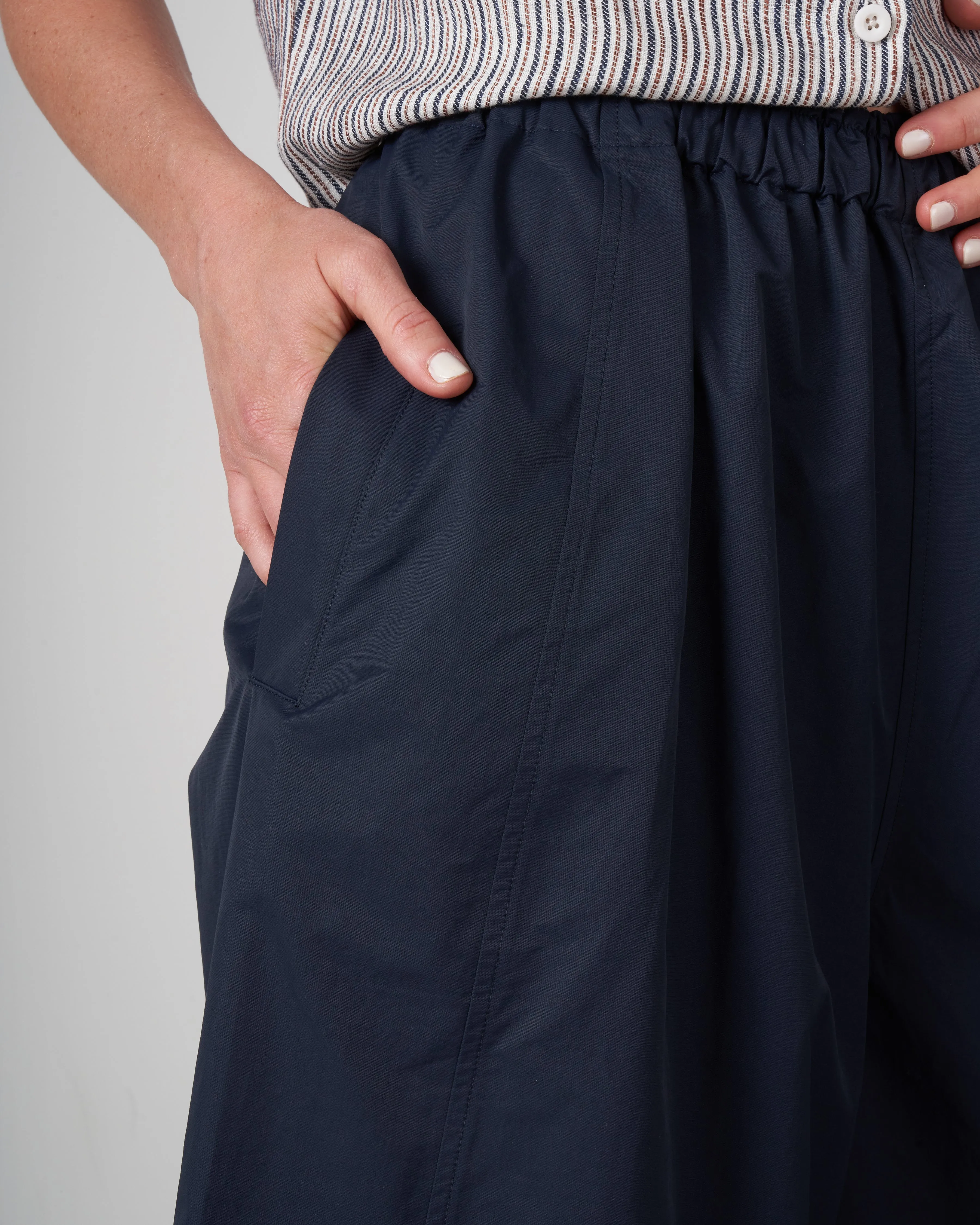elastic culotte - navy