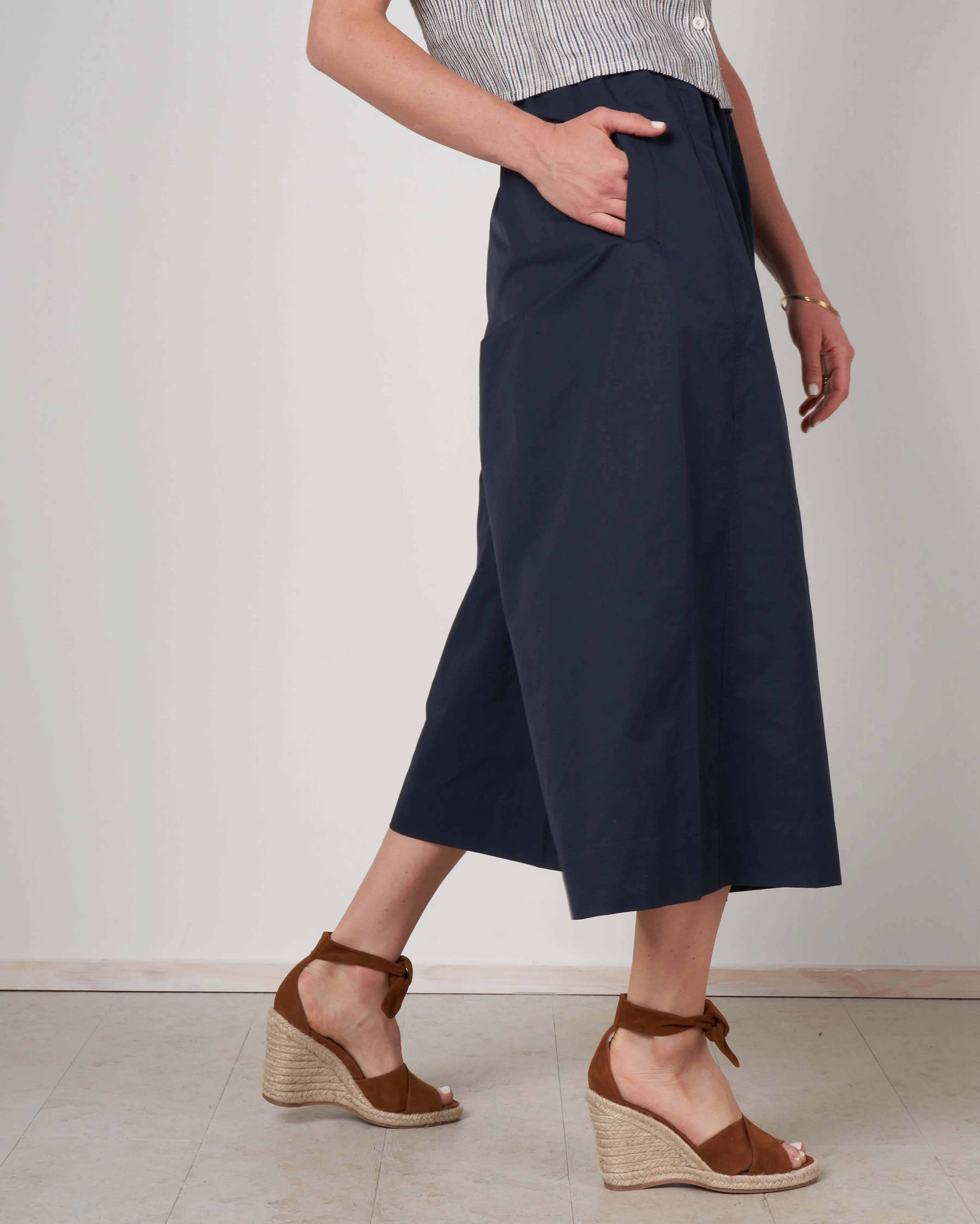elastic culotte - navy