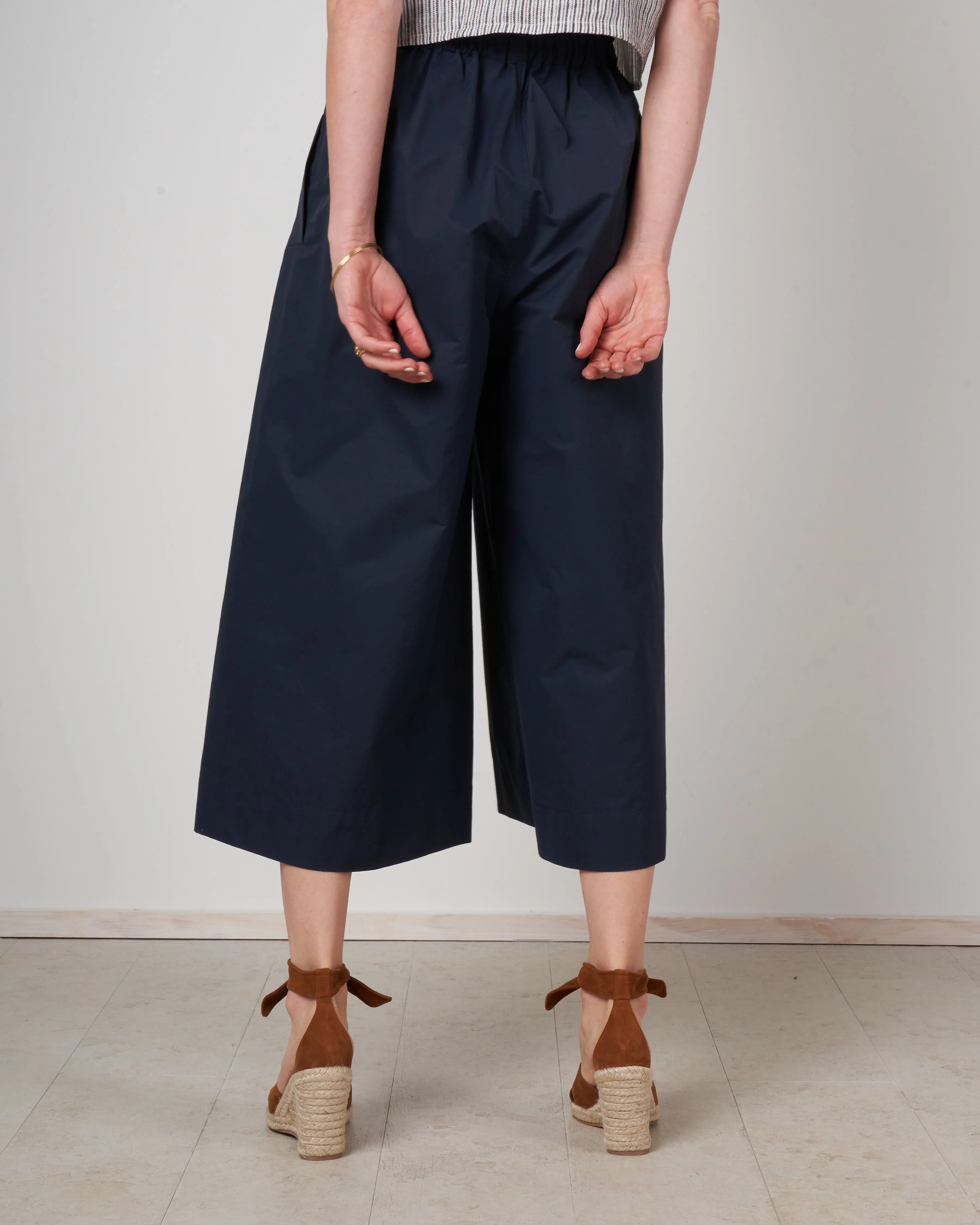 elastic culotte - navy