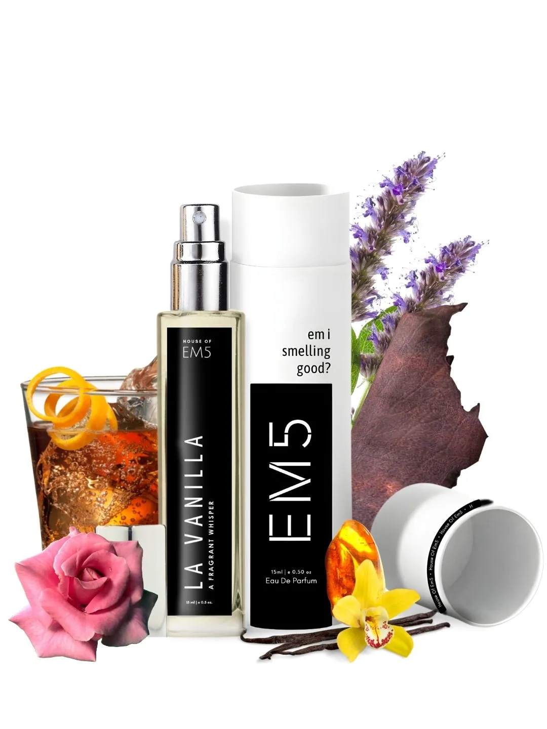 EM5™ La-Vanilla Perfume EDP Spray for Women | Vanilla Warm Spicy Fragrance Accords | Luxury Gift for Her | Variants Available: 50 ml Spray / 15 ml Spray