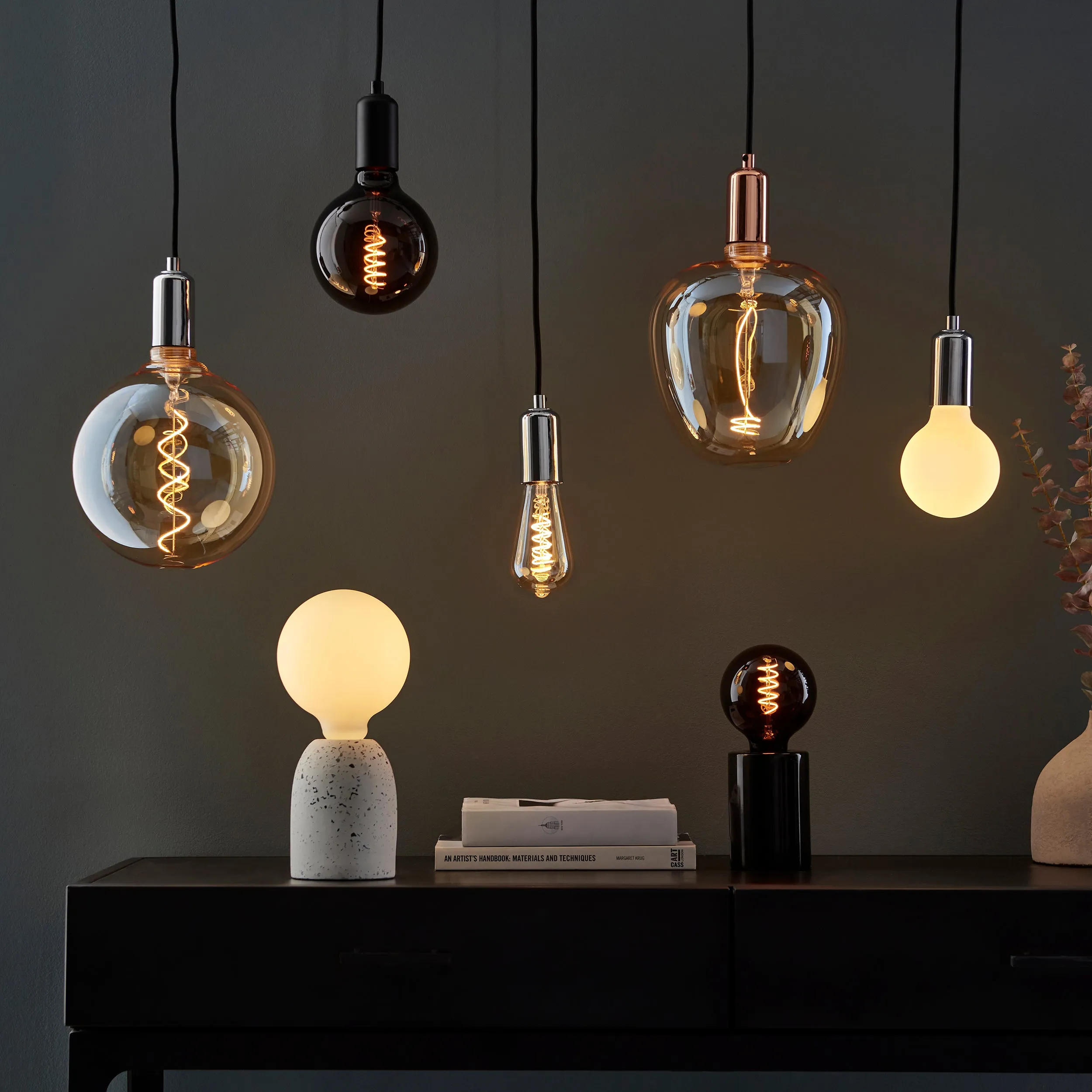 Endon 102615 Opaline 1lt Accessory Opal glass 12W LED E27 Warm White
