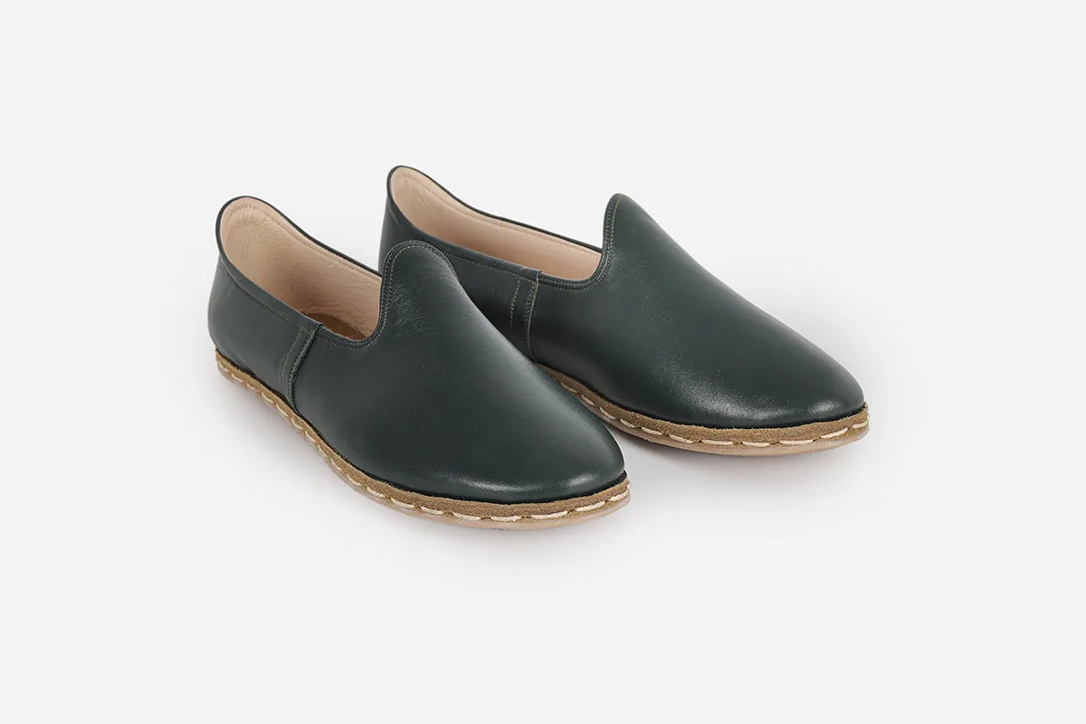 Evergreen Handmade Leather Loafers (Women's)