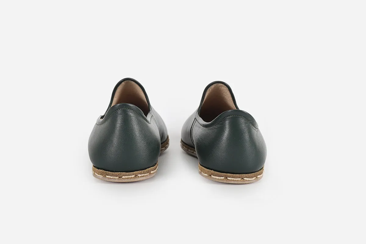 Evergreen Handmade Leather Loafers (Women's)