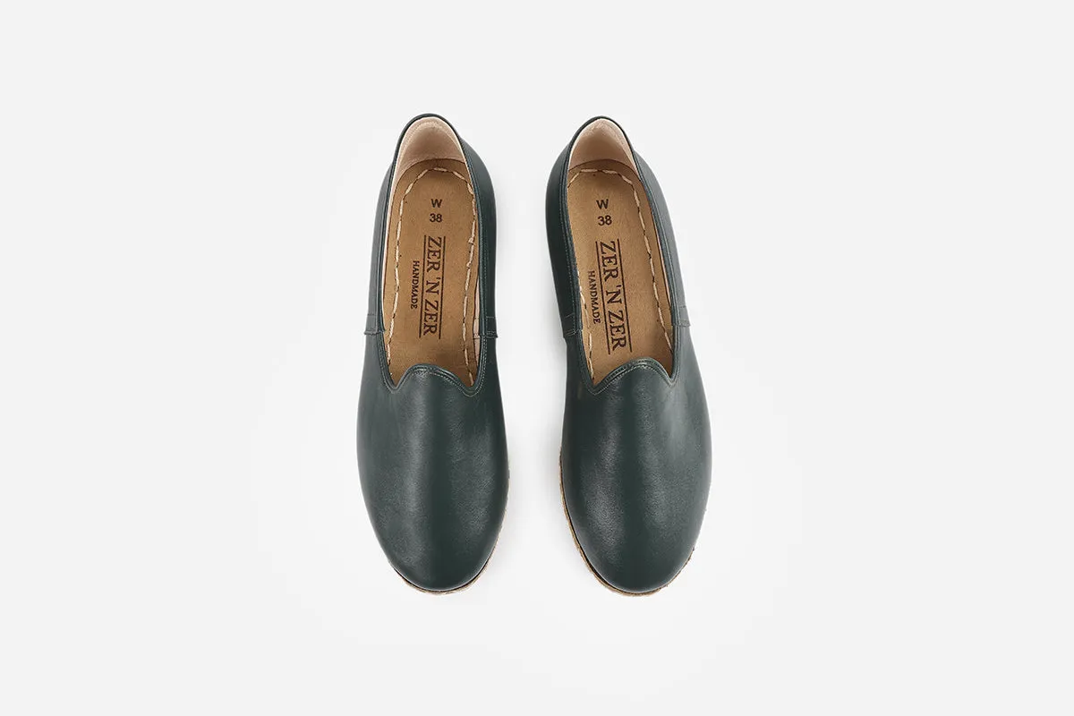 Evergreen Handmade Leather Loafers (Women's)