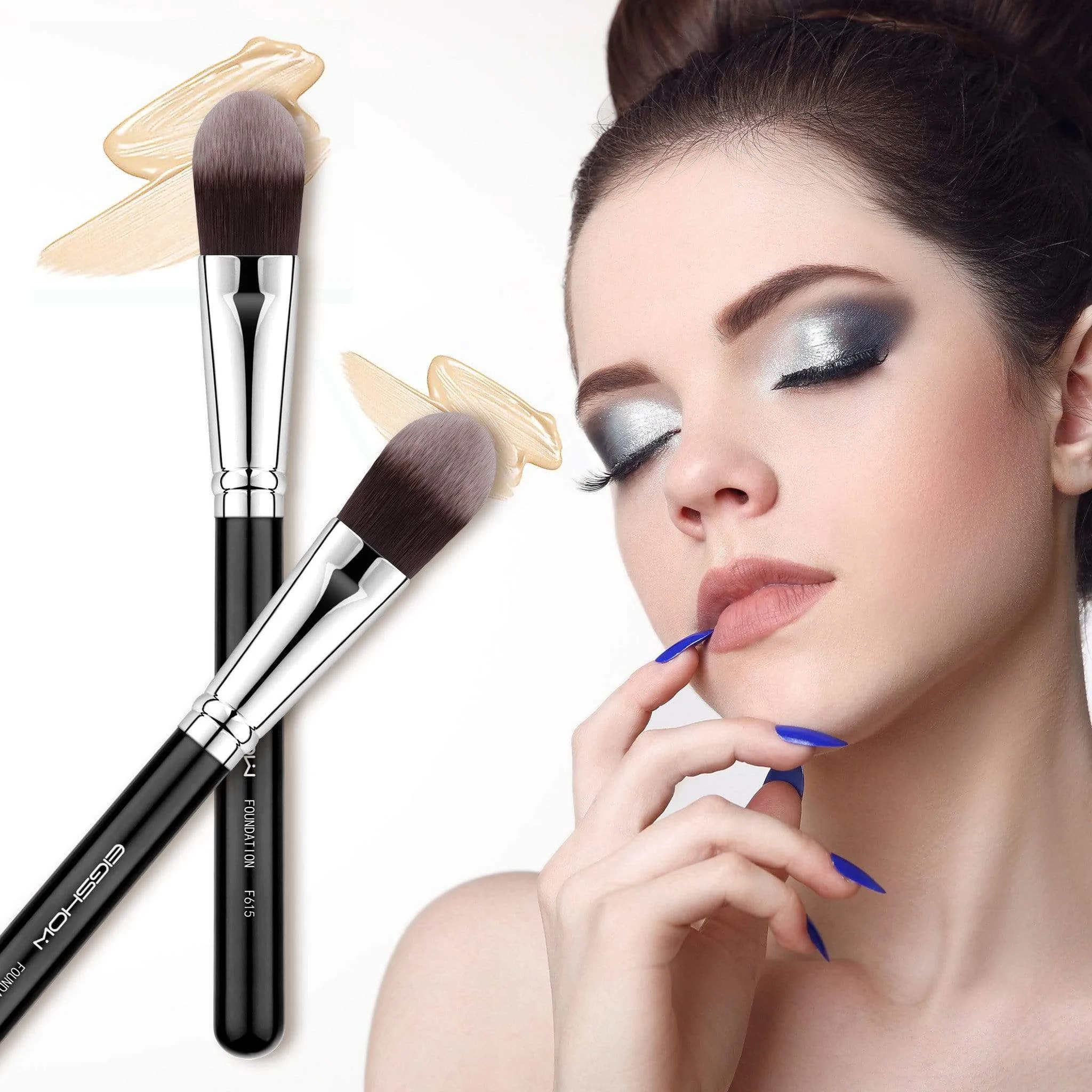 F615 - FLAT FOUNDATION BRUSH