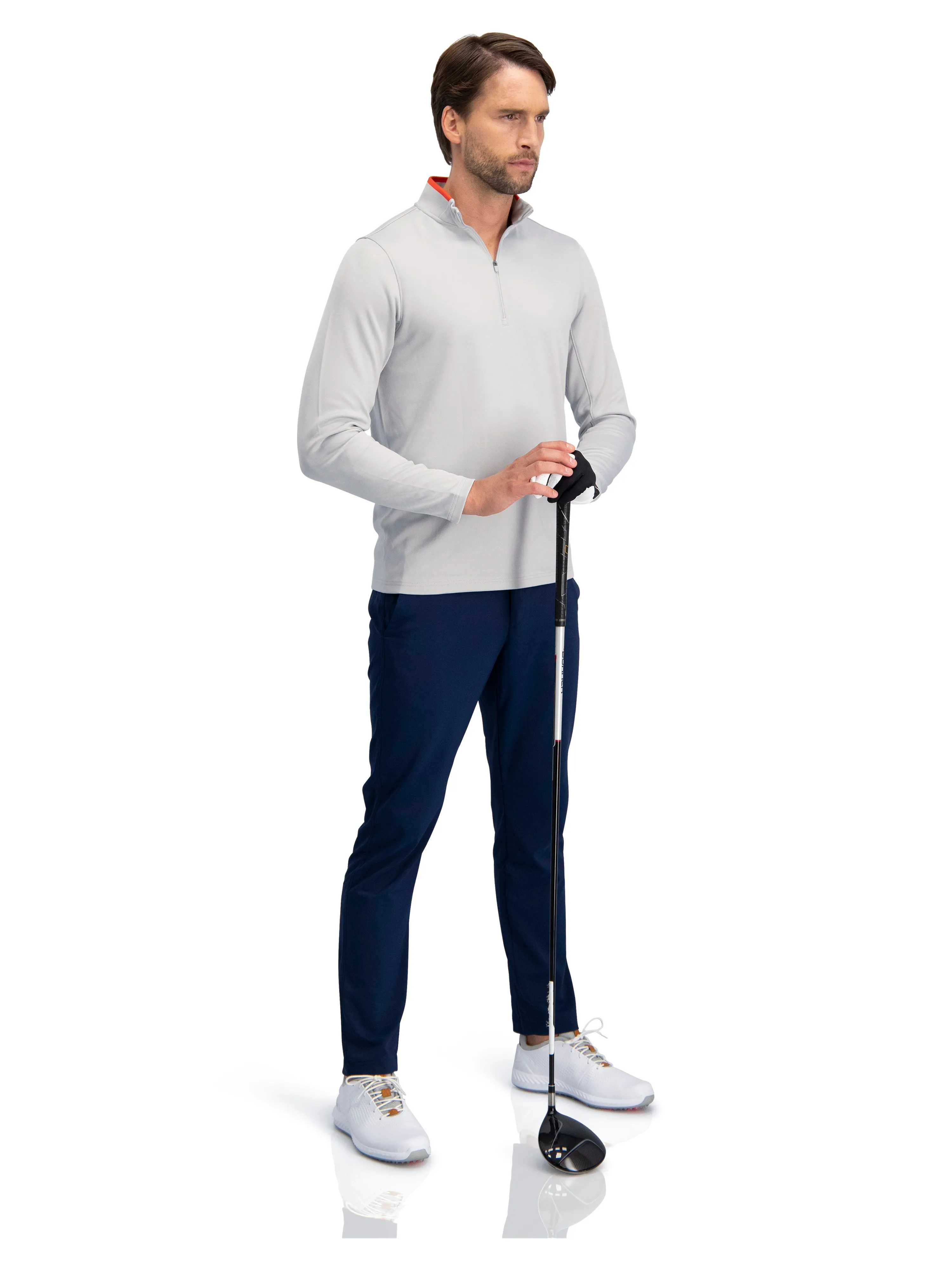 Fleece Golf Half Zip Pullover