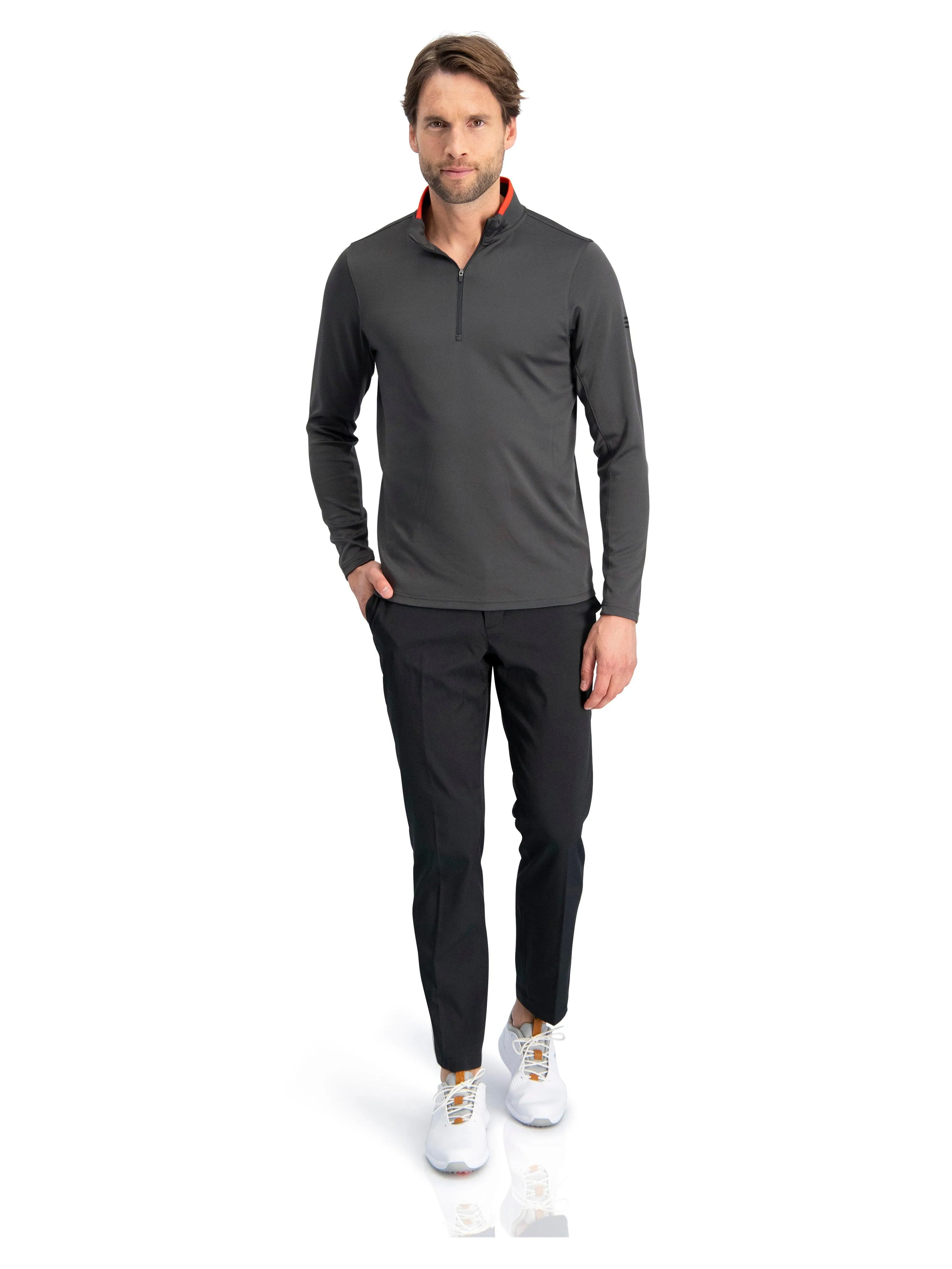 Fleece Golf Half Zip Pullover