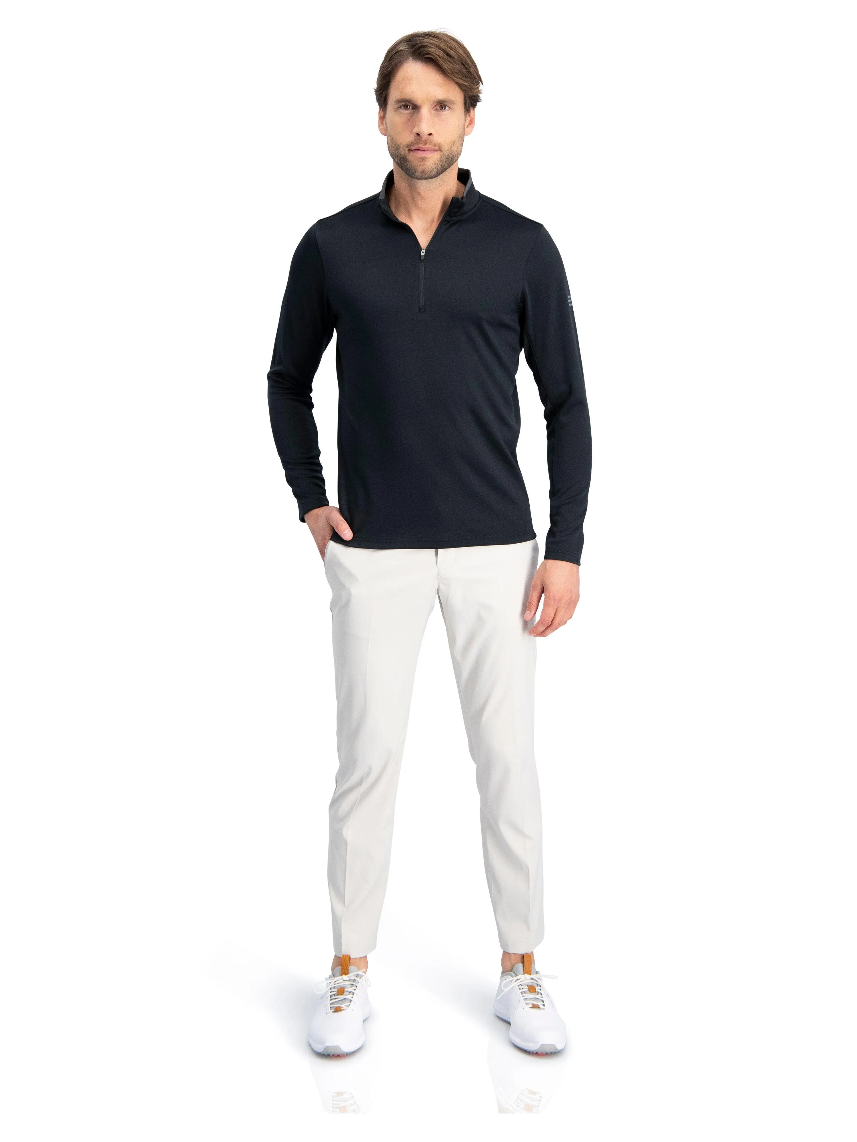 Fleece Golf Half Zip Pullover
