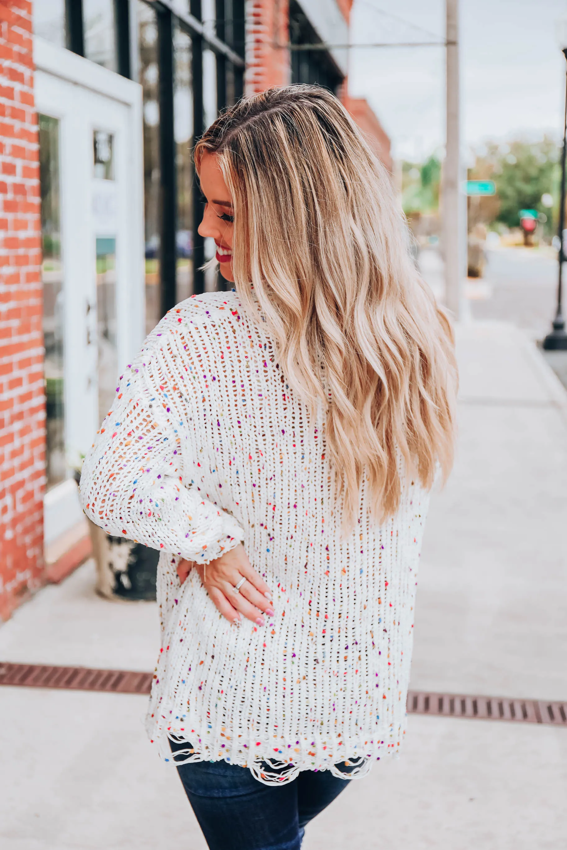 Frosted Cranberry Sweater