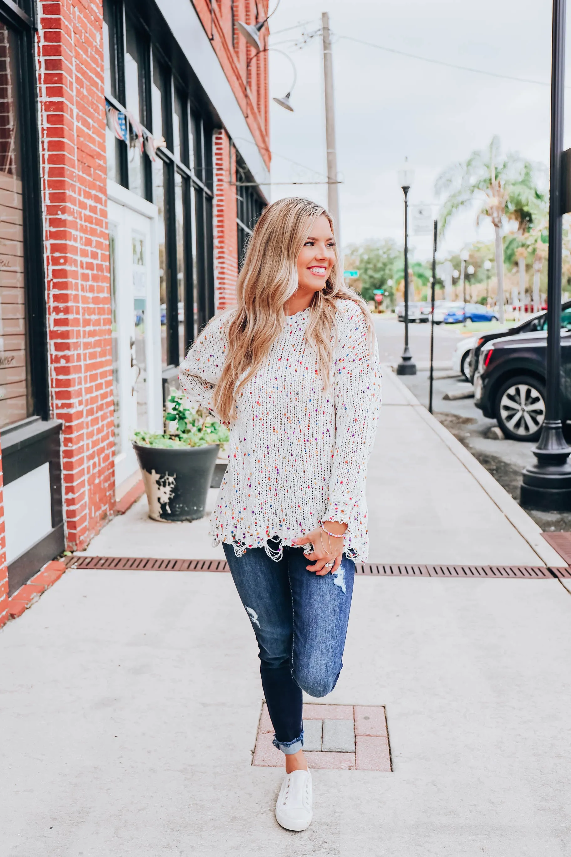 Frosted Cranberry Sweater