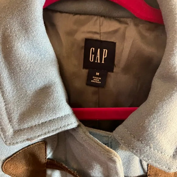 GAP Blue Pea Coat with Distinctive Toggle Closures