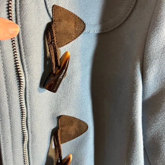 GAP Blue Pea Coat with Distinctive Toggle Closures
