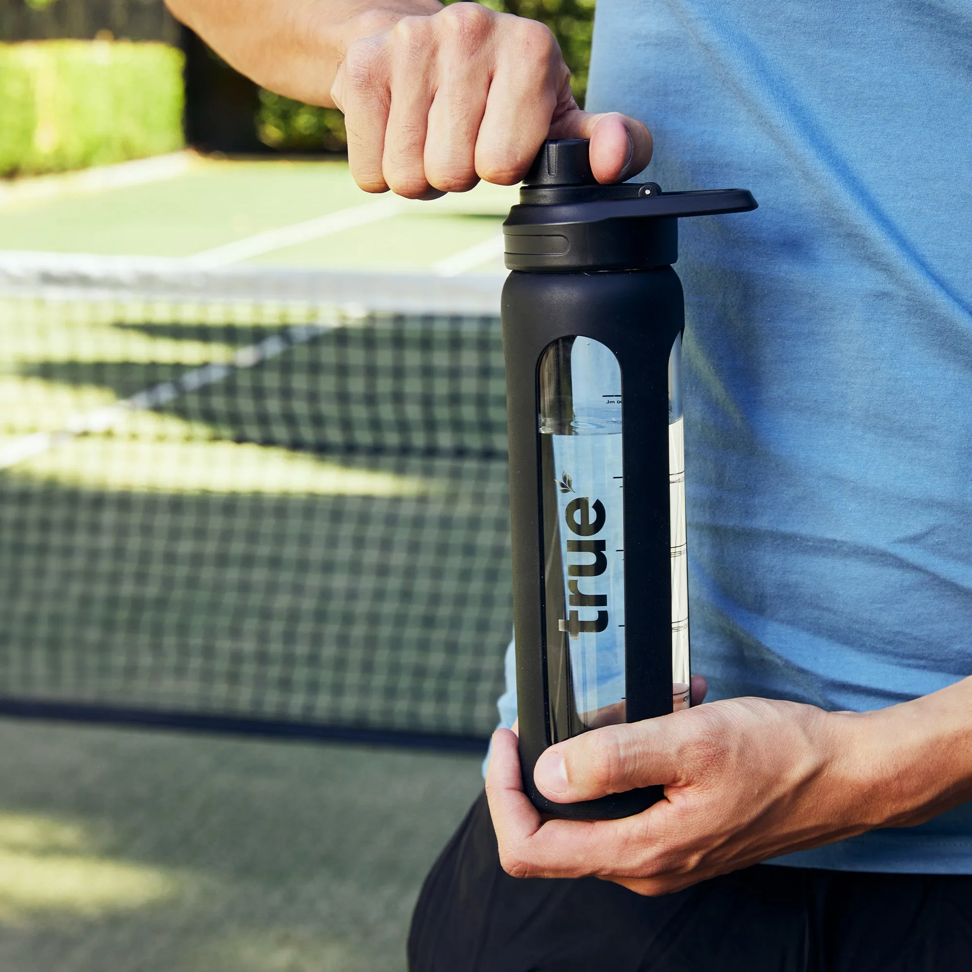 Glass Water Bottle
