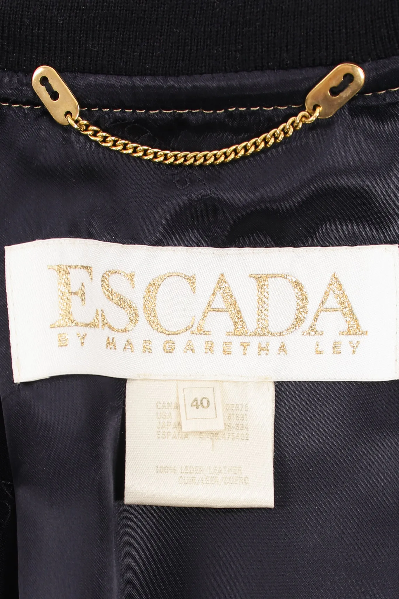 Gold Star Leather Bomber Jacket