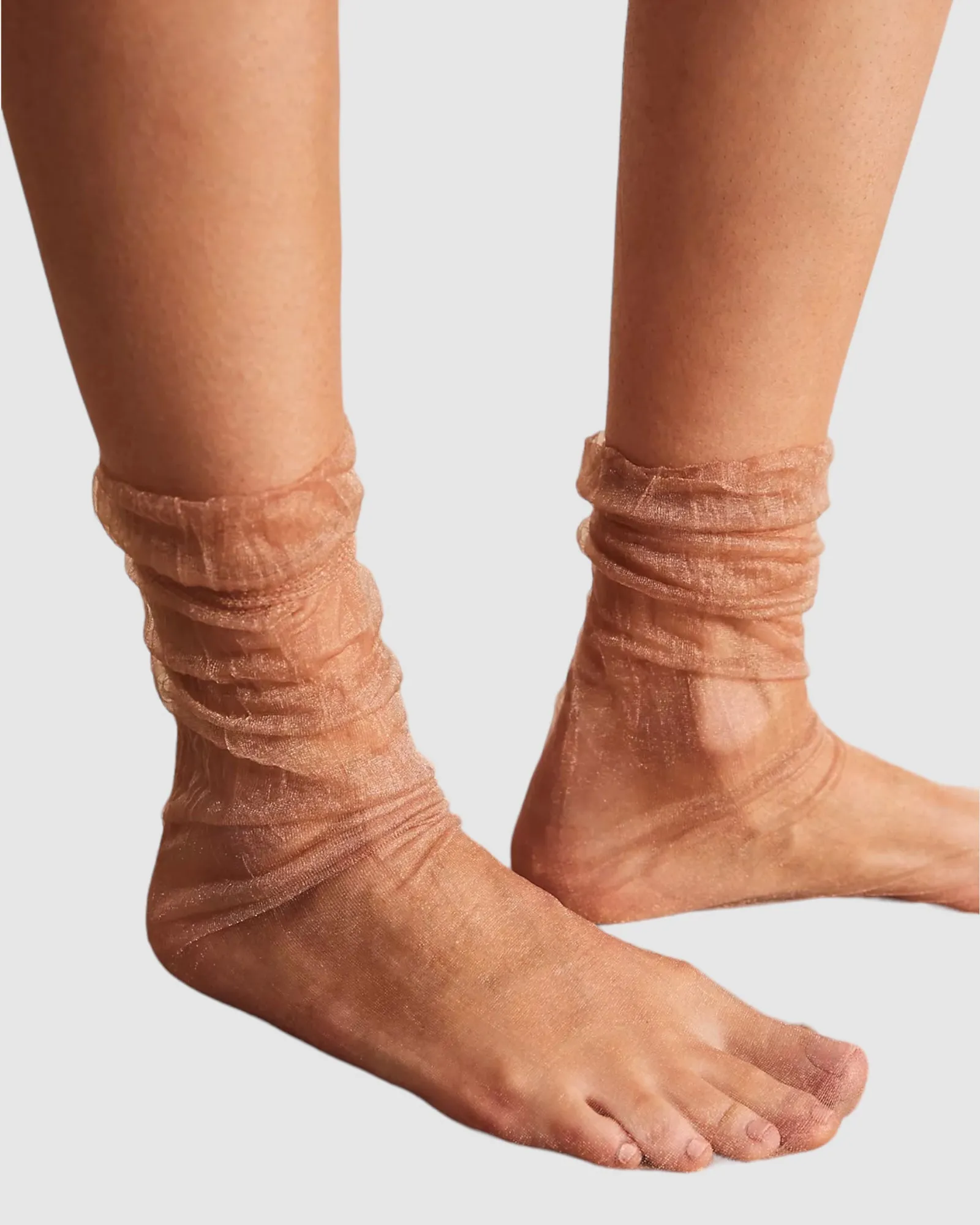 Halation Sheer Sock - Mango