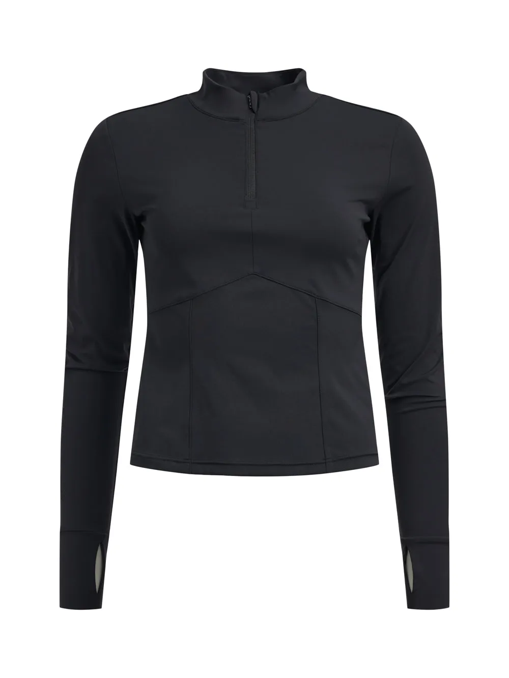 Half zip - black