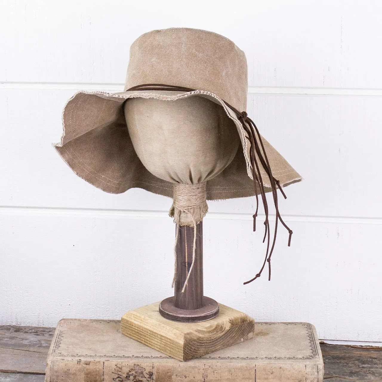 Halie - Canvas Boho Hat