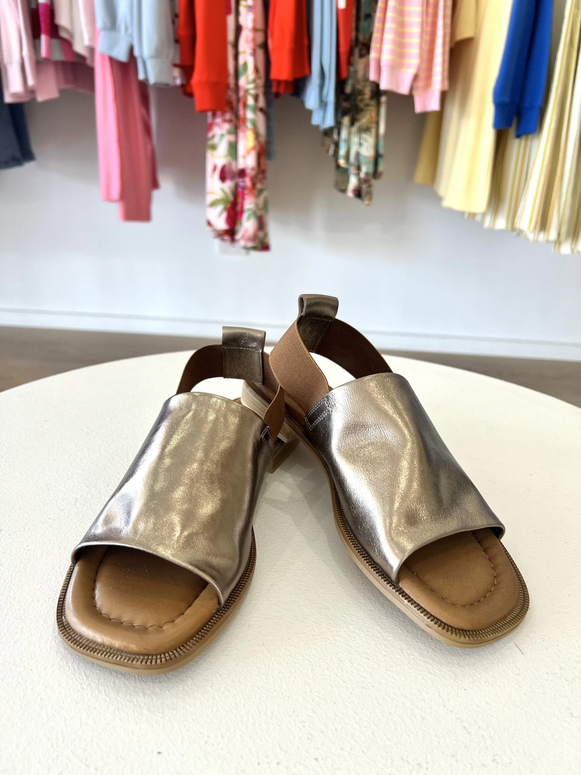 HAVE LEATHER SANDAL || PEWTER
