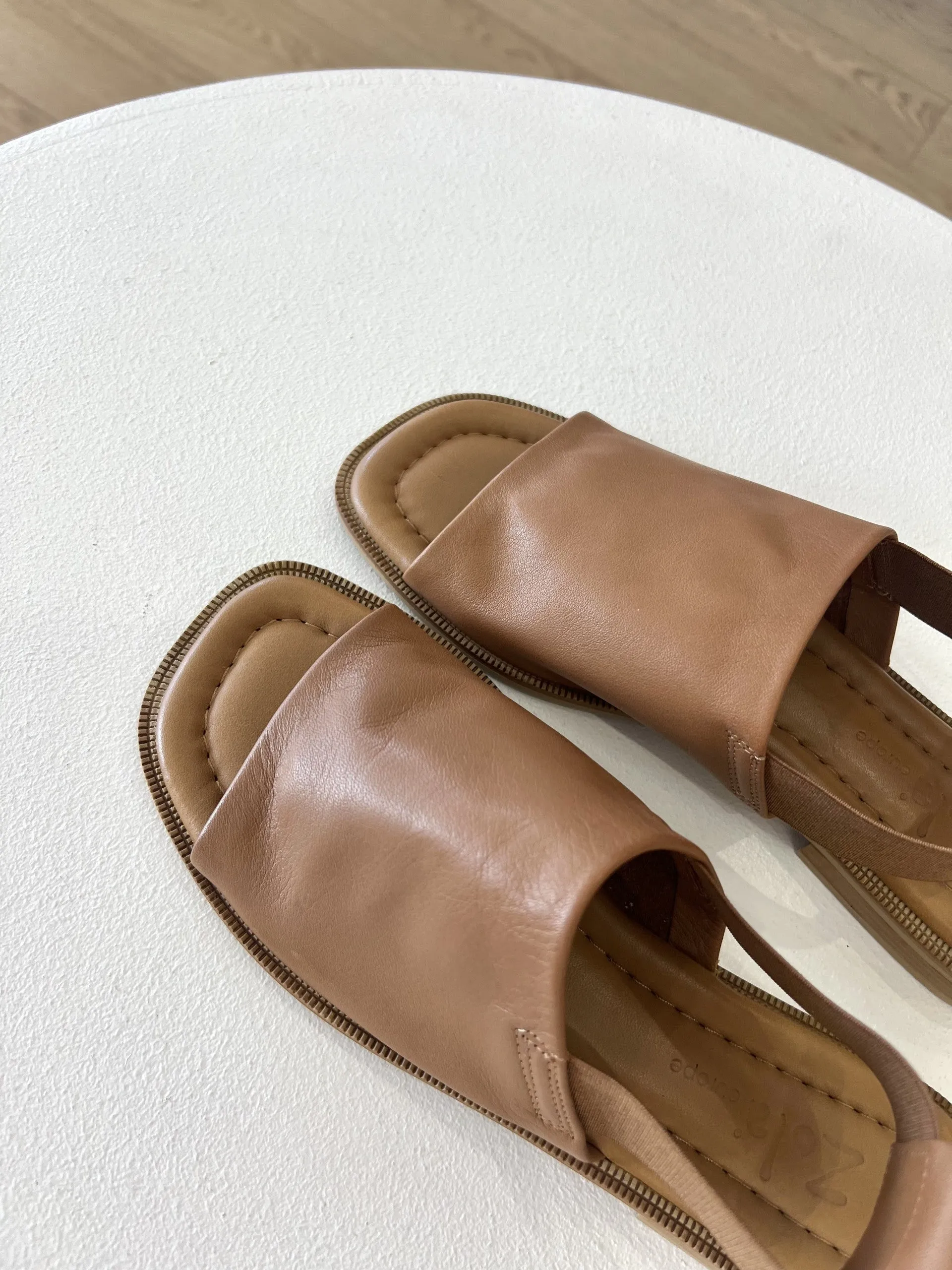HAVE LEATHER SANDAL || TAN