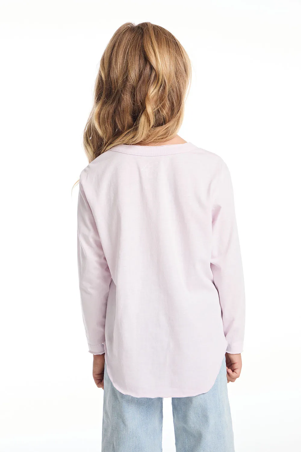Heart Stripe Girls Long Sleeve