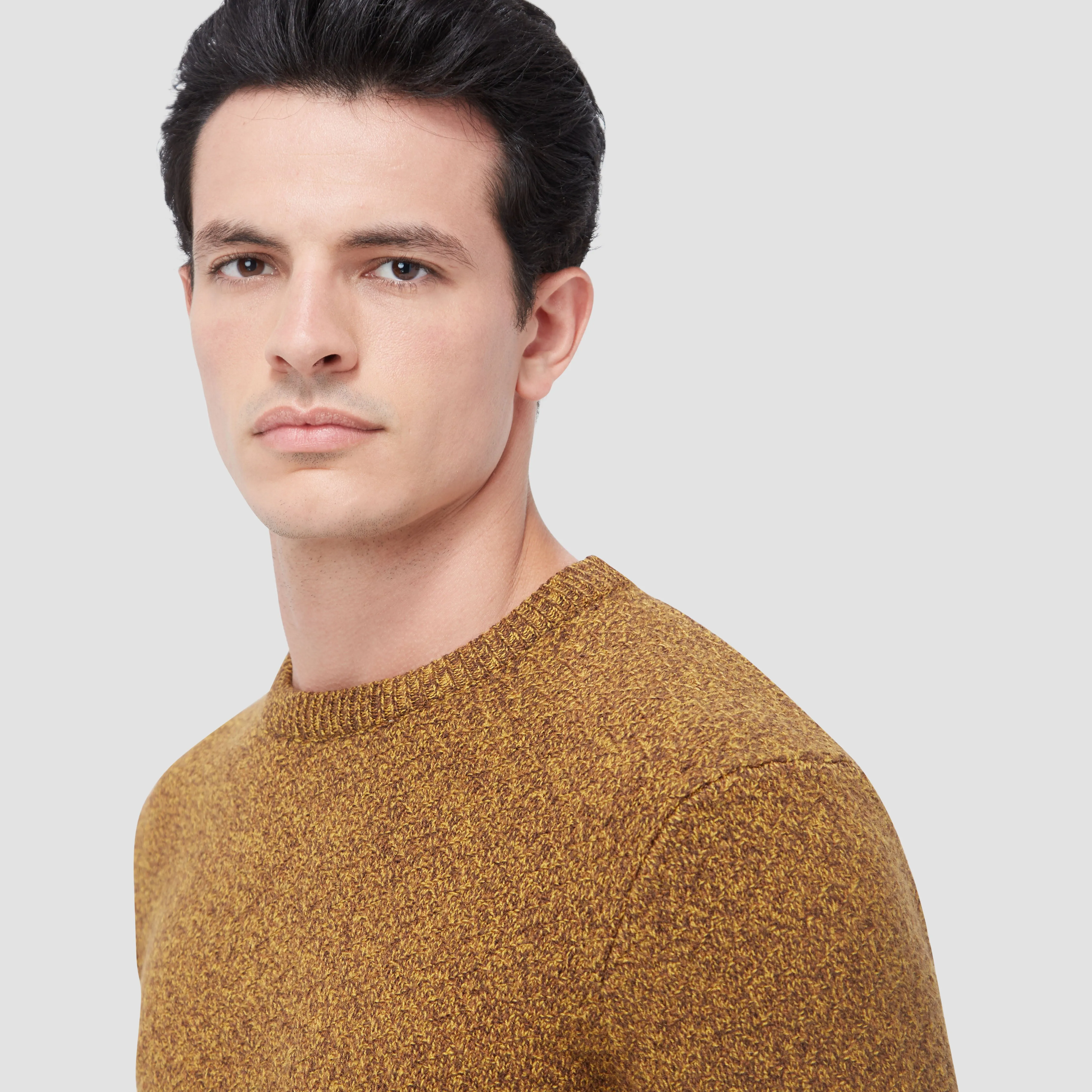 Heathered Crew Neck Sweater