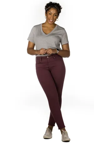 High-Rise Skinny - Claret