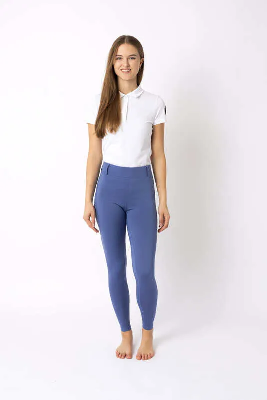 Horze Dea Ladies Full Grip Tights Velvet Morning