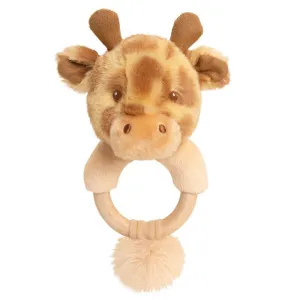 Huggy Giraffe  Ring Rattle (100% Recycled)