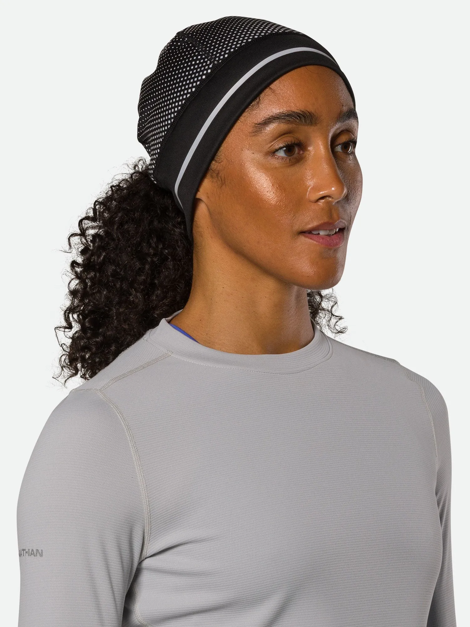 HyperNight Reflective Ponytail Beanie