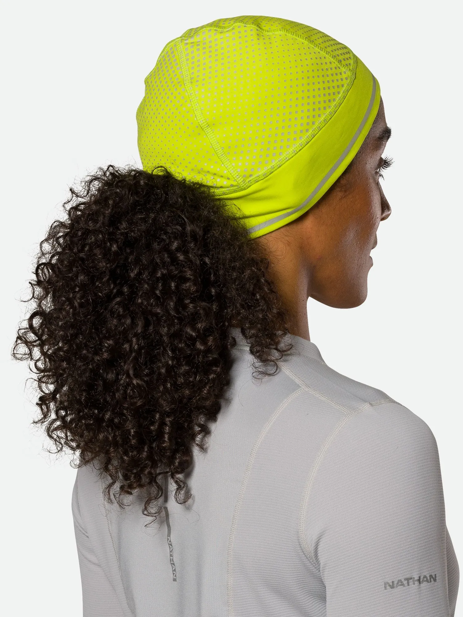 HyperNight Reflective Ponytail Beanie