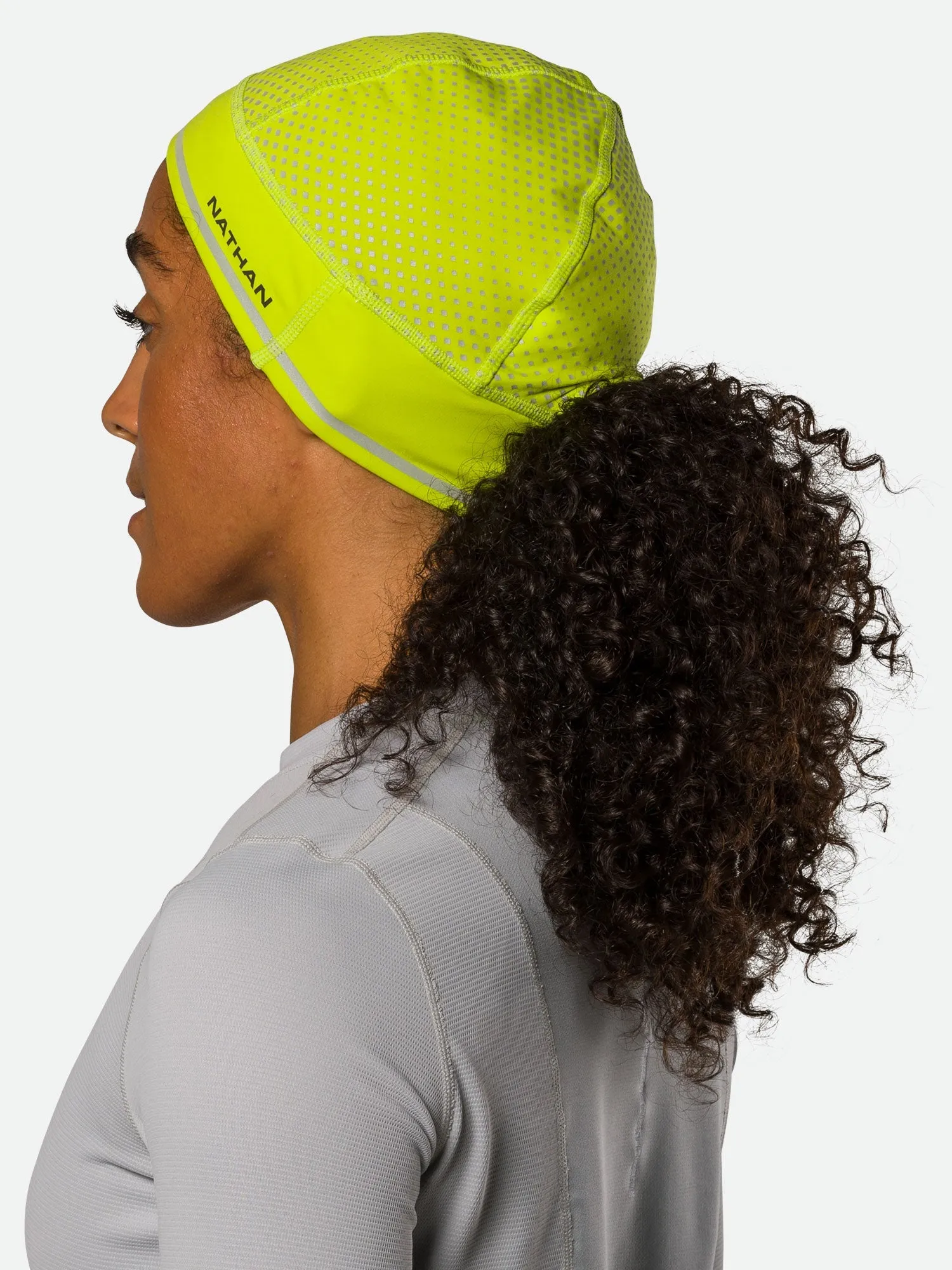 HyperNight Reflective Ponytail Beanie