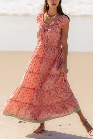 I AM PYLGRYM Paris Maxi Dress - Summer Rose