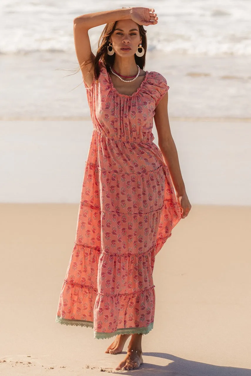I AM PYLGRYM Paris Maxi Dress - Summer Rose