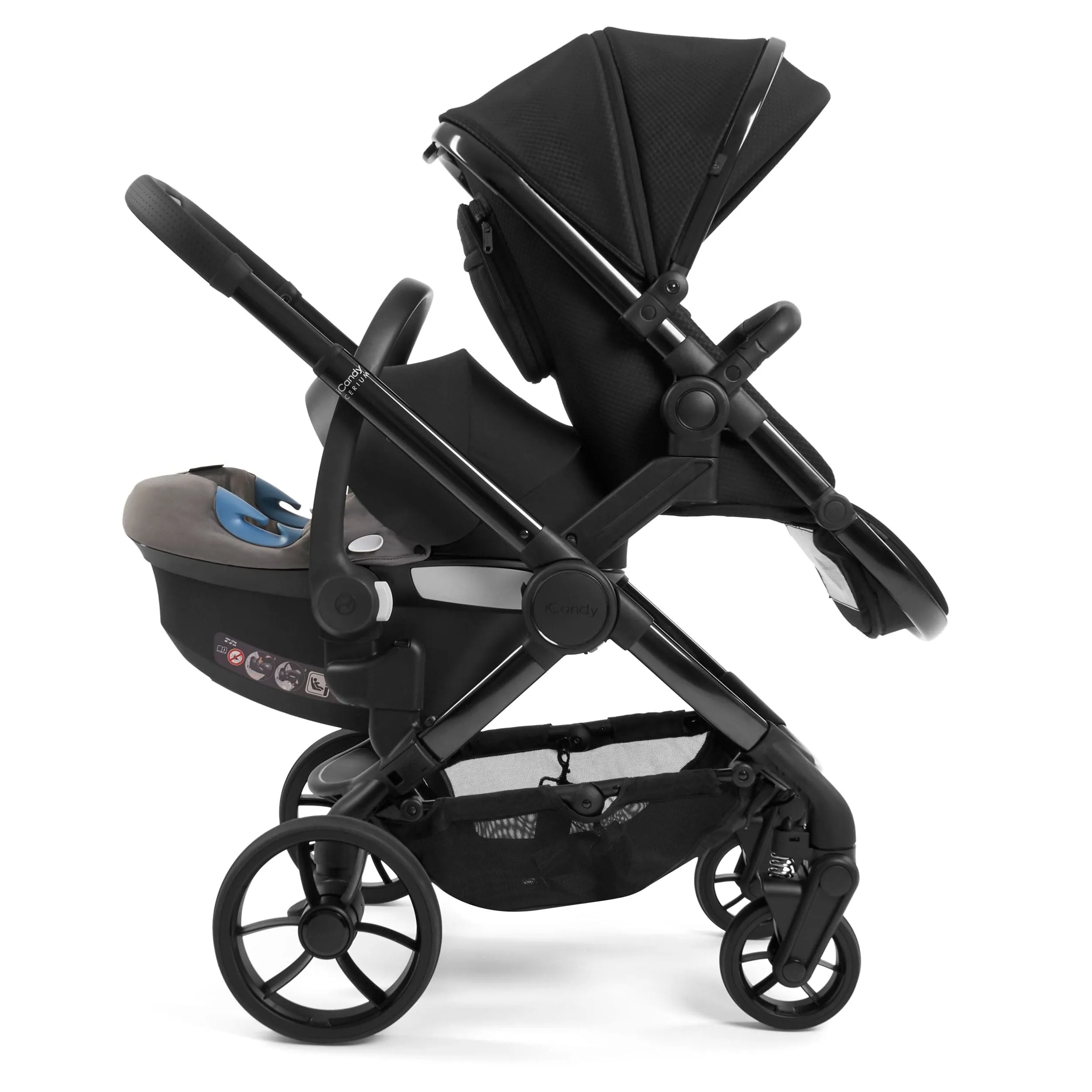 iCandy Peach 7 Cerium Double Complete Bundle in Black