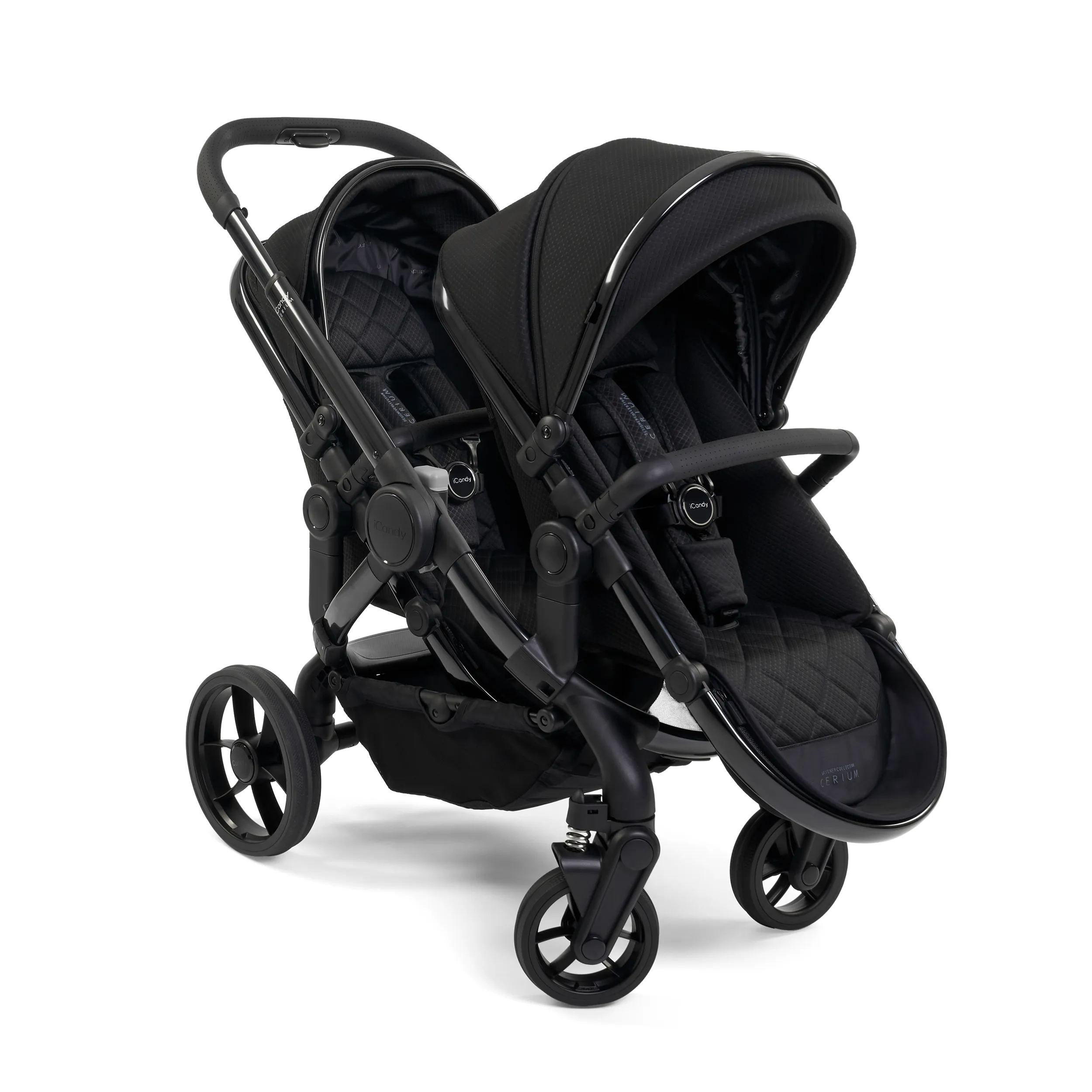 iCandy Peach 7 Cerium Double Complete Cocoon Bundle in Black
