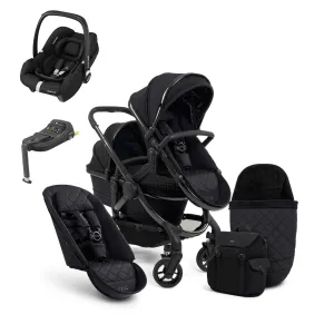 iCandy Peach 7 Cerium Double Maxi-Cosi Travel System in Black