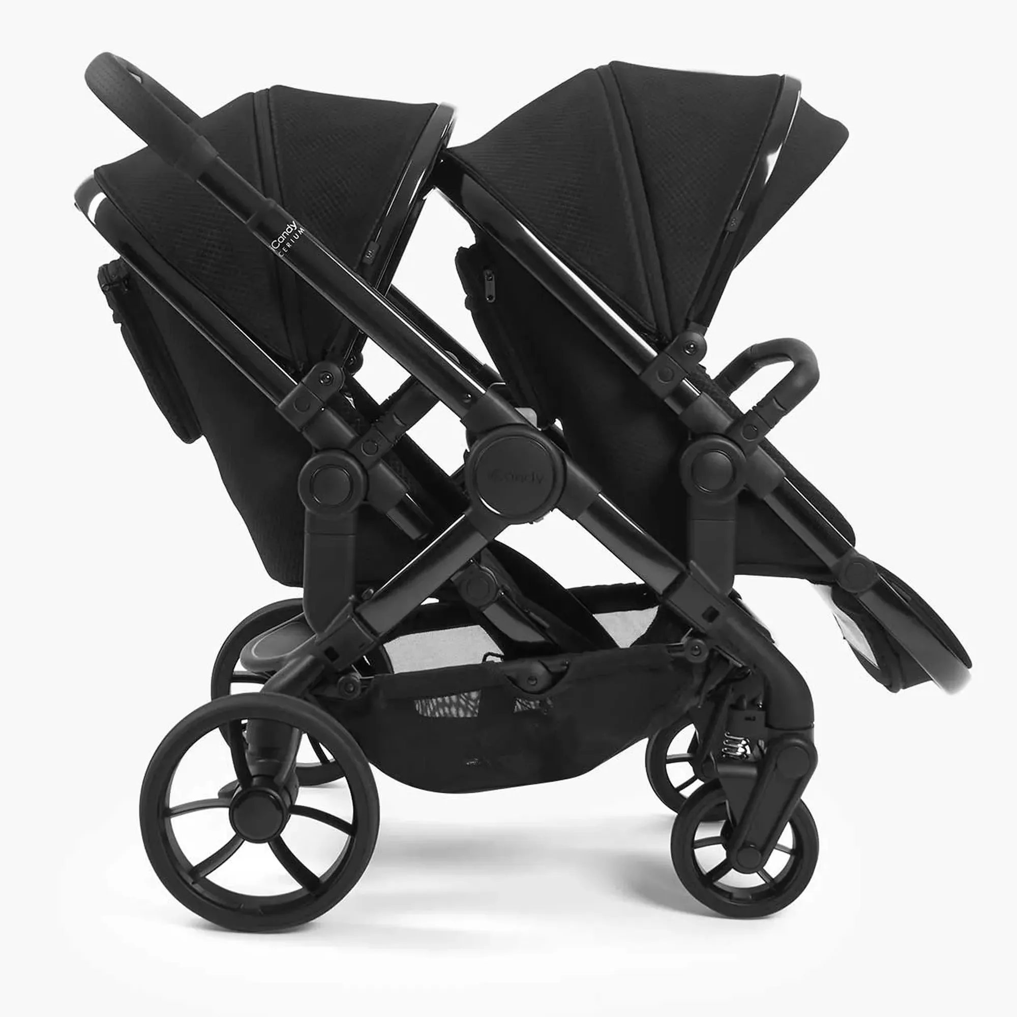 iCandy Peach 7 Cerium Double Pushchair in Black
