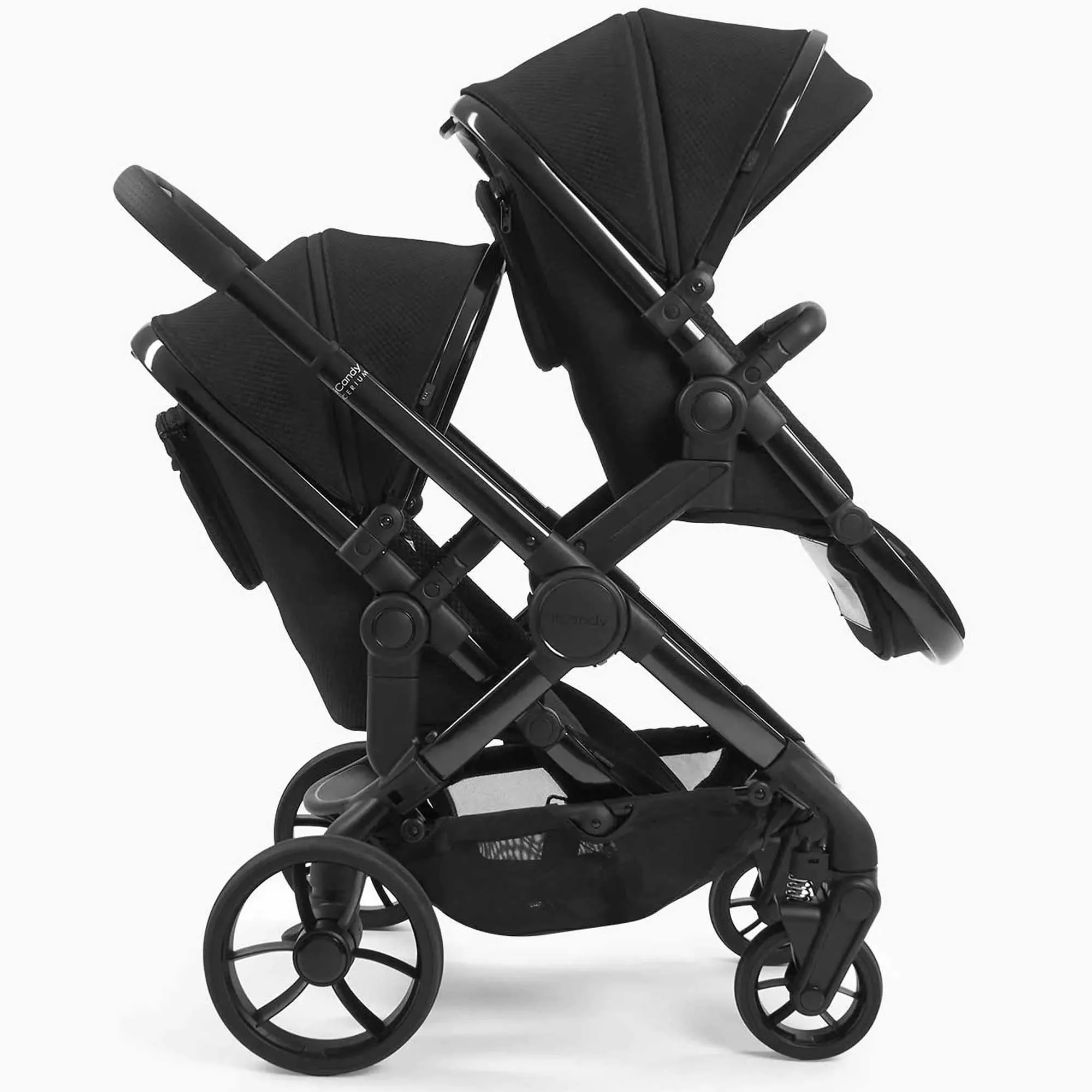 iCandy Peach 7 Cerium Twin Complete Cybex Bundle in Black