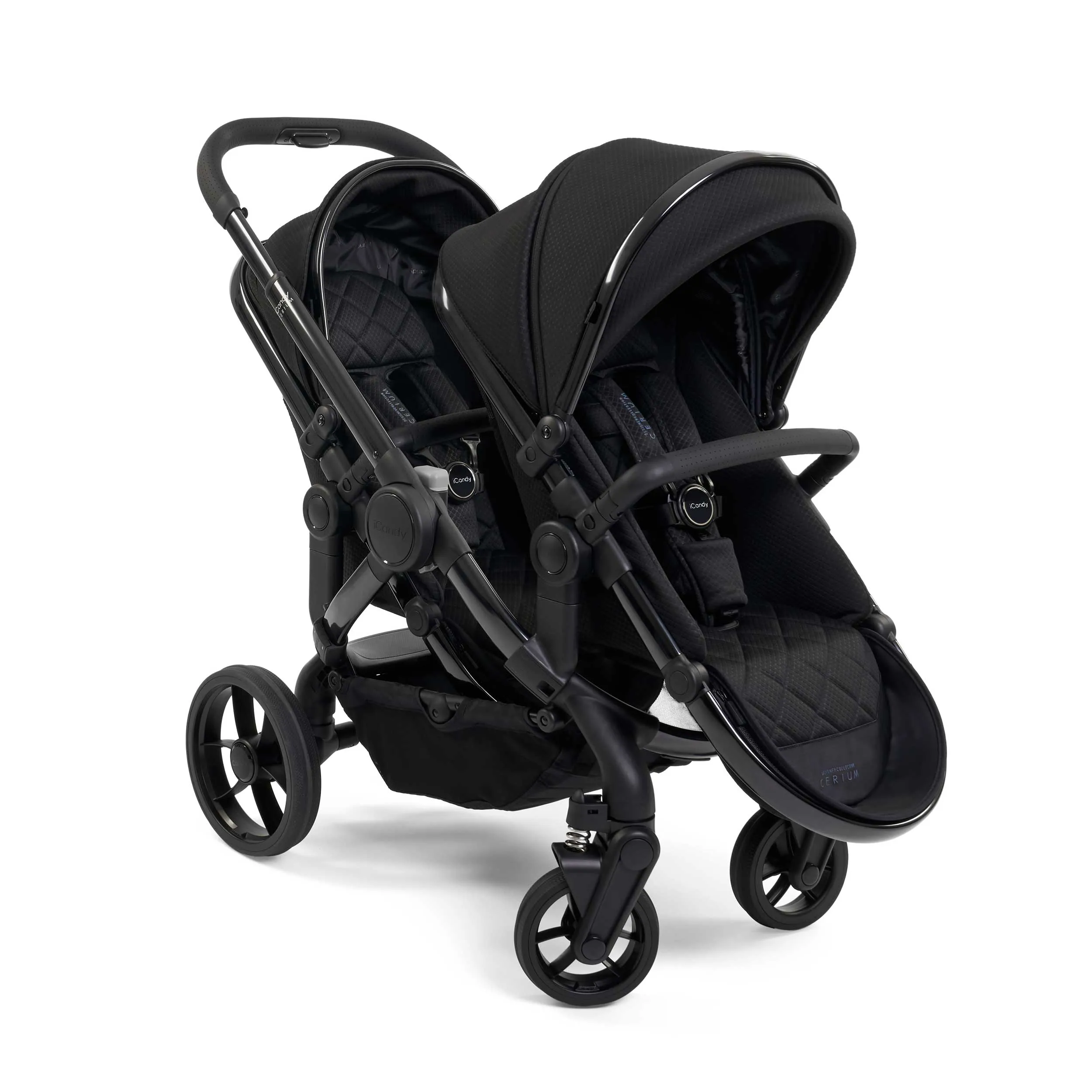 iCandy Peach 7 Cerium Twin Complete Maxi-Cosi Bundle in Black