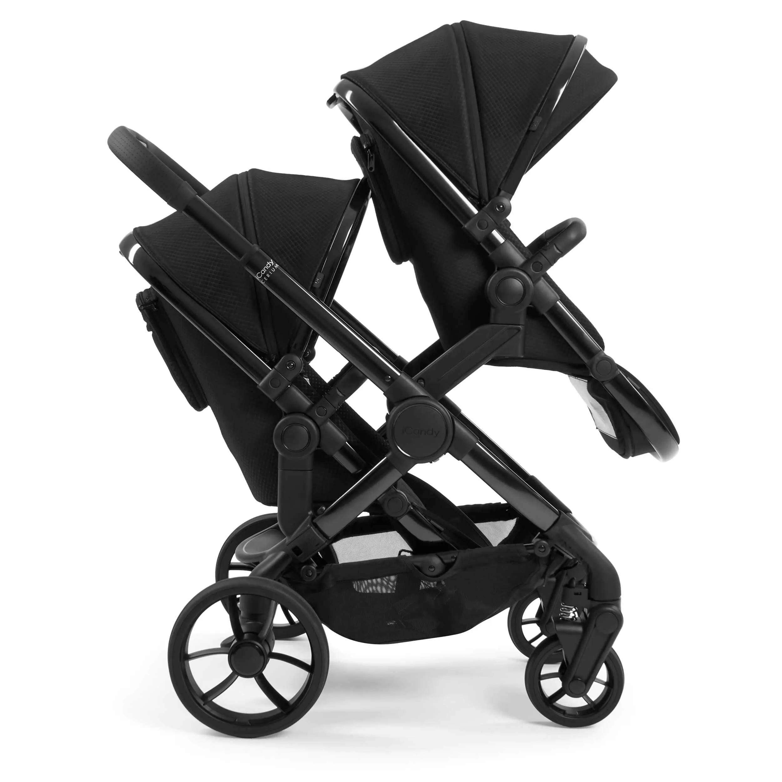 iCandy Peach 7 Cerium Twin Complete Maxi-Cosi Bundle in Black