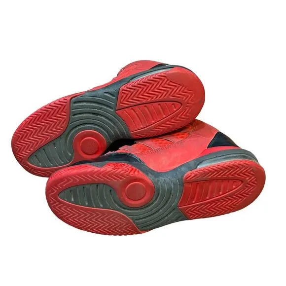 Jordan Max Aura GS  University Red &amp; Black SZ 5Y Preloved Basketball Streetwear