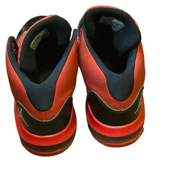 Jordan Max Aura GS  University Red &amp; Black SZ 5Y Preloved Basketball Streetwear
